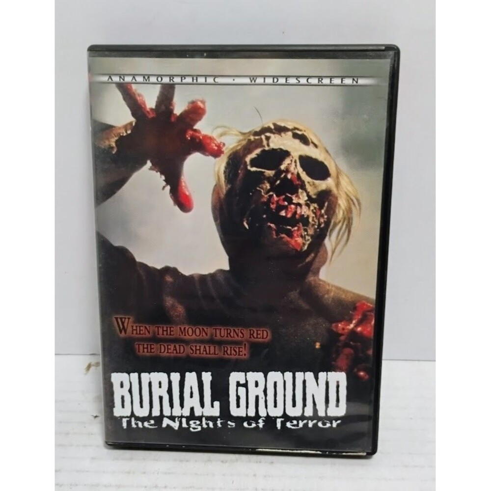 SHRIEK SHOW BURIAL GROUND THE NIGHTS OF TERROR DVD W INSERT 1980 CULT CLASSIC